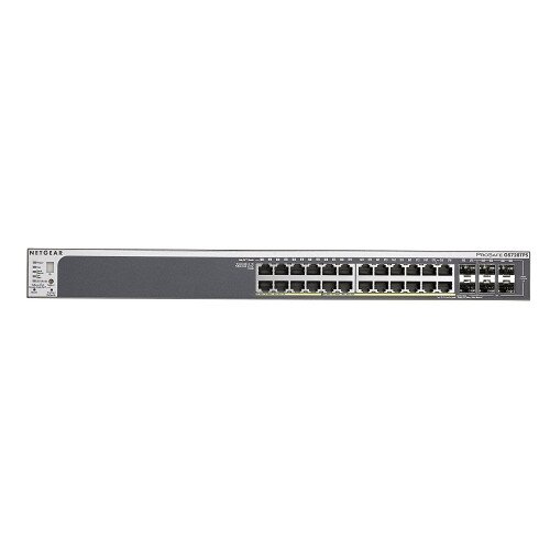 NETGEAR ProSAFE 24-Port Gigabit Stackable Smart Switch - GS728TPSB