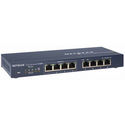 NETGEAR ProSafe 8-port 10/100 Switch With 4-port Power Over Ethernet