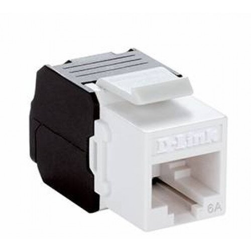 D-Link Cat6A - 10G UTP Keystone Jack - White
