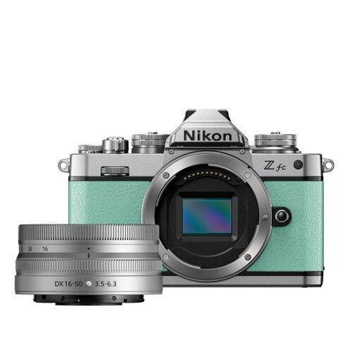 Nikon Z fc Mirrorless Camera - 16-50mm Kit - Mint Green