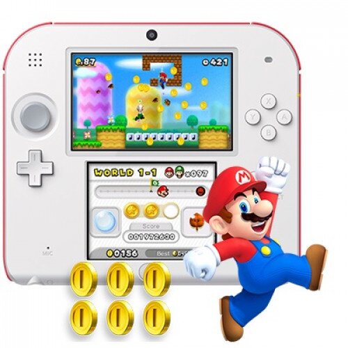Nintendo 2DS Super Mario Bros 2 Bundle
