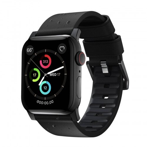 Nomad Active Strap Pro - Black - Black Hardware - 44mm / 42mm