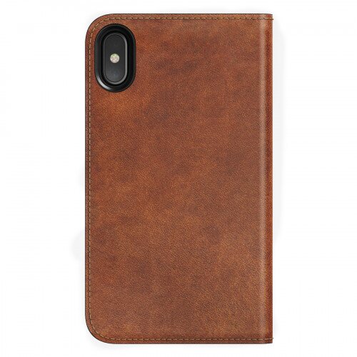 Nomad Leather Folio Wallet - iPhone X - Rustic Brown