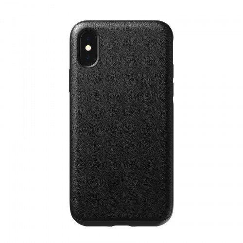 Nomad Modern Leather Case - iPhone XS - Black