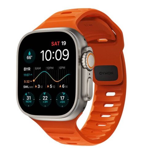 Nomad Sport Band Waterproof for Apple Watch - Ultra Orange - 45mm / 49mm