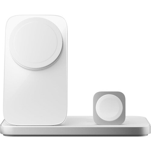 Nomad Stand One Max 4th Gen 3-in-1 Charging Hub - Silver