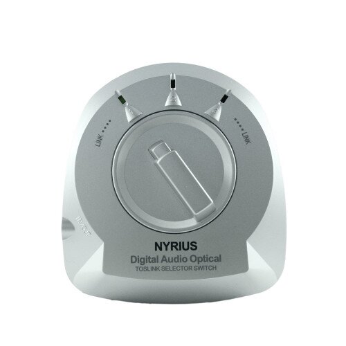 Nyrius Digital Audio Optical Toslink 3 Input Selector Switch