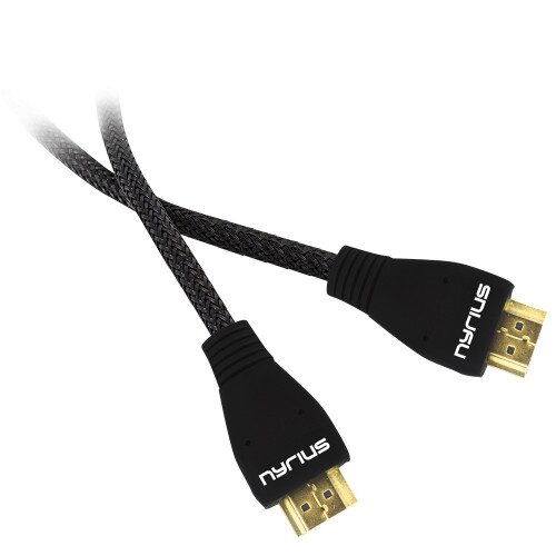 Nyrius High Speed HDMI Cable (6 Feet) Supports 3D, Ethernet, & Audio Return