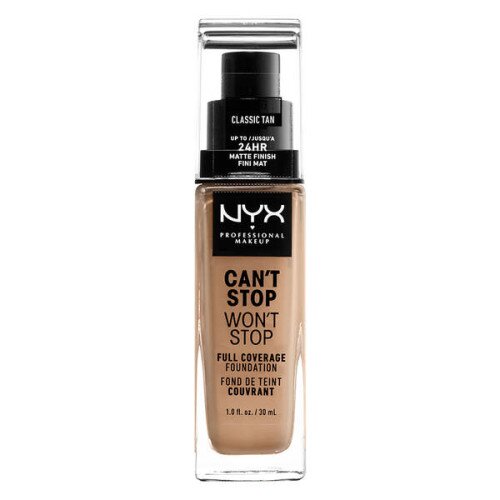 NYX Can't Stop Won't Stop Full Coverage Foundation - Classic Tan