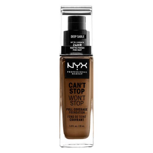 NYX Can't Stop Won't Stop Full Coverage Foundation - Deep Sable