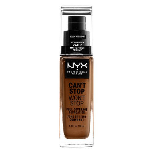 NYX Can't Stop Won't Stop Full Coverage Foundation - Warm Mahogany