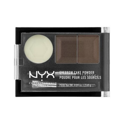 NYX Eyebrow Wax & Powder Kit - Dark Brown / Brown