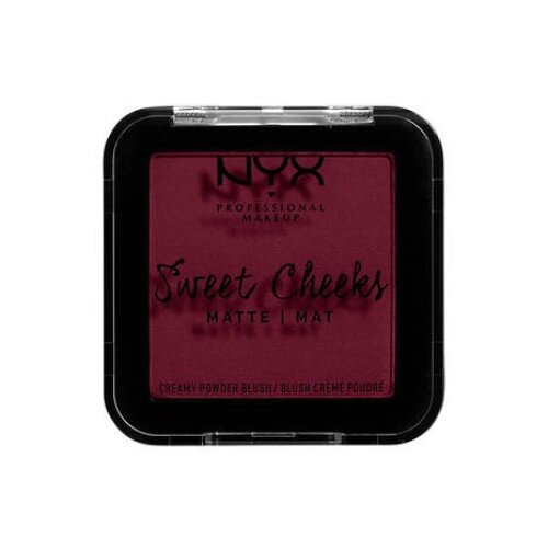 NYX Sweet Cheeks Creamy Powder Blush Matte - Red Riot