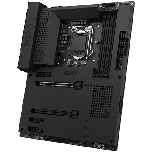 NZXT N7 B550 AMD Motherboard with Wi-Fi and NZXT CAM Features - Matte Black