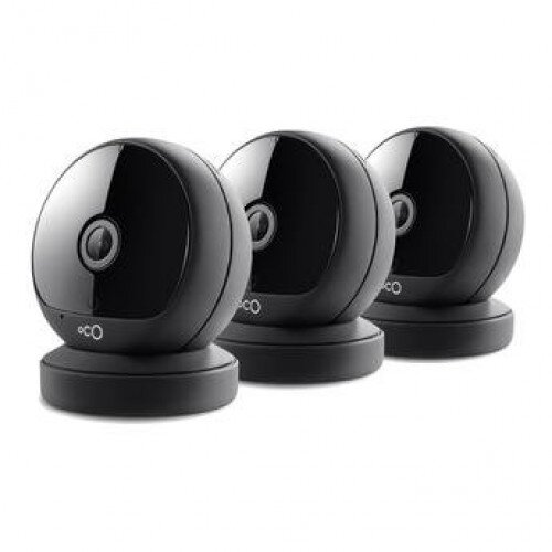 Oco 2 Simple Full HD Security Camera with SD Card and Cloud Storage - 3-Pack