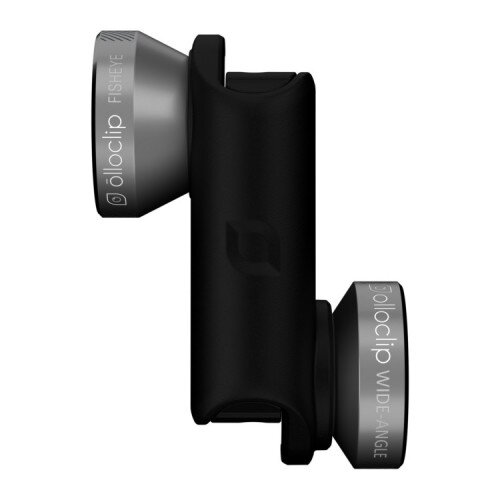 olloclip iPhone 6/6s / 6/6s Plus 4-in-1 Lens - Space Gray Lens / Black Clip