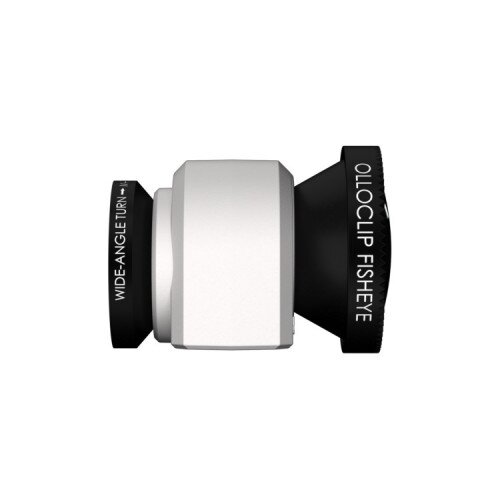 olloclip iPhone SE / 5/5s / iPod Touch 5th/6th Gen Original 3-in-1 Lens - Black Lens / White Clip