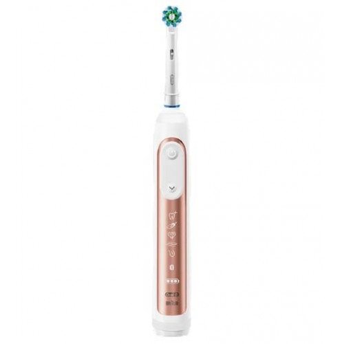 Oral-B Genius 9000 Cross Action Electric Toothbrush Rechargeable - Rose Gold