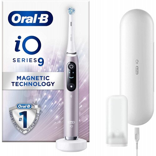 Oral-B iO9 Ultimate Clean Electric Toothbrush - Rose Quartz