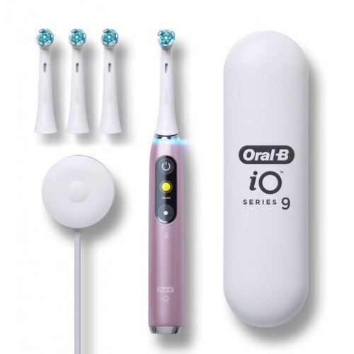 Oral-B iO Series 9 Rechargeable Electric Toothbrush - Rose Quartz