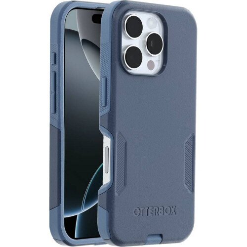 OtterBox Commuter Series Case with MagSafe for iPhone 16 Pro - Baby Blue Jeans (Blue)
