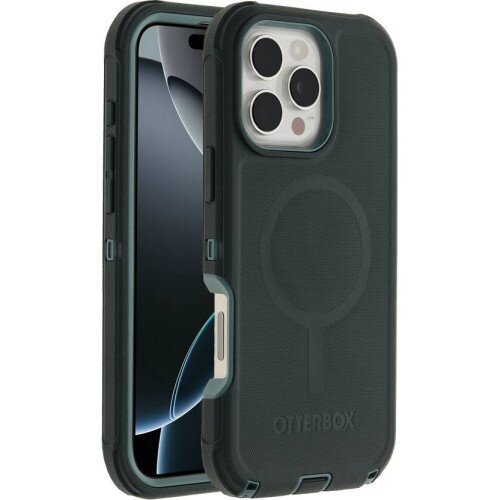 OtterBox Defender Series Pro Case with MagSafe for iPhone 16 Pro Max - Sagebrush (Green)
