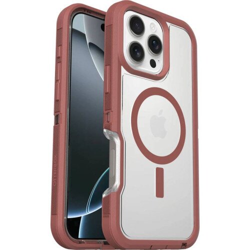 OtterBox Defender Series Pro XT Case with MagSafe for iPhone 16 Pro Max - Brick Red