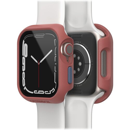 OtterBox Eclipse Watch Bumper With Screen Protection Case for Apple Watch Series 9/8/7 - Brick Red - 41mm
