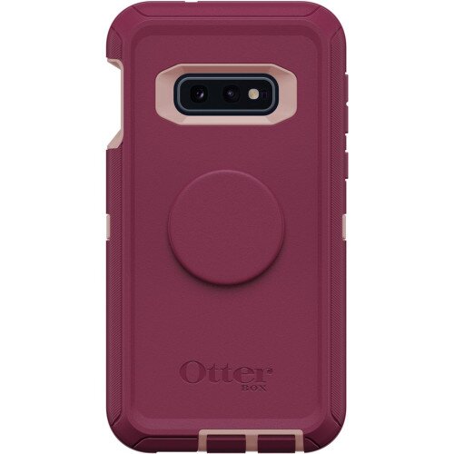 OtterBox Galaxy S10e Case Otter + Pop Defender Series - Fall Blossom (Pink)