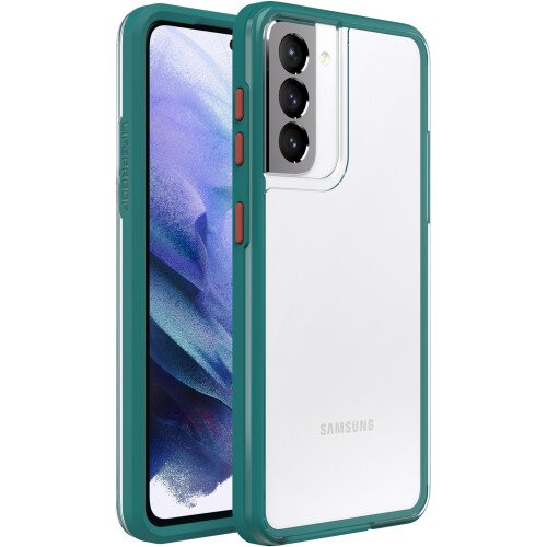 LifeProof SEE Case for Galaxy S21 5G - Be Pacific (Clear/Orange/Green)