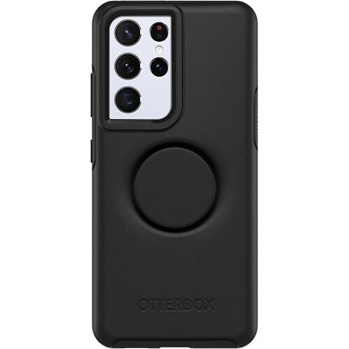 OtterBox Galaxy S21 Ultra 5G Otter + Pop Symmetry Series Case - Black