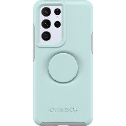 OtterBox Galaxy S21 Ultra 5G Otter + Pop Symmetry Series Case - Tranquil Waters Light Teal