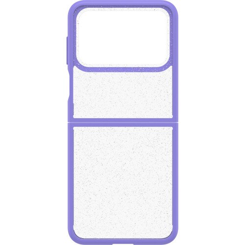OtterBox Thin Flex Series Case for Galaxy Z Flip4 - Sparkle Purplexing (Purple / Clear Glitter)