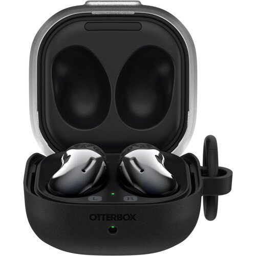 OtterBox Hard Shell Galaxy Buds Case - Black Crystal (Clear/Black)
