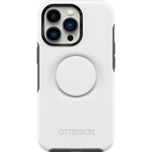 OtterBox iPhone 13 Pro Case Otter + Pop Symmetry Series - Polar Vortex (White / Grey)
