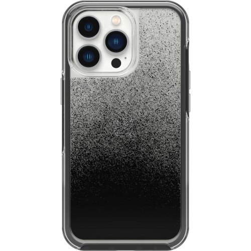 OtterBox iPhone 13 Pro Case Symmetry Series Clear Antimicrobial - Ombre Spray (Clear / Black)