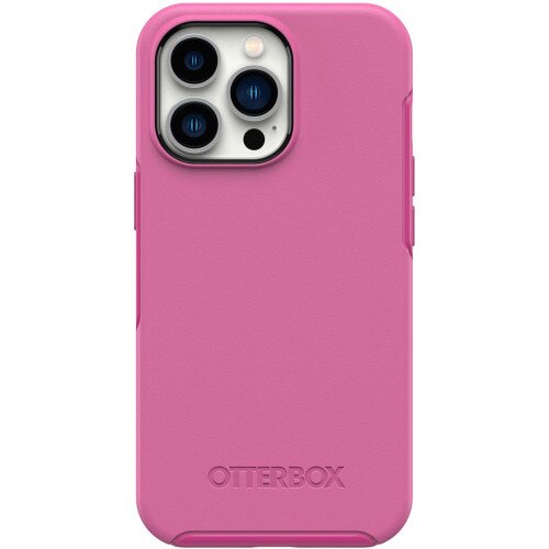 OtterBox iPhone 13 Pro Case with MagSafe Symmetry Series+ Antimicrobial - Strawberry Pink