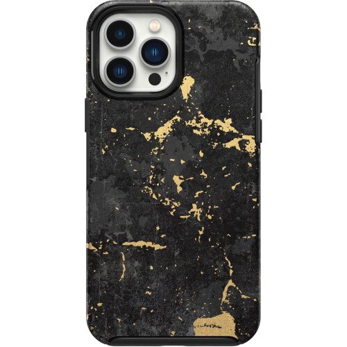 OtterBox iPhone 13 Pro Max and iPhone 12 Pro Max Case Symmetry Series - Enigma (Black Graphic)