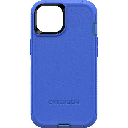 OtterBox Defender Series Case for iPhone 14 - Rain Check (Blue)