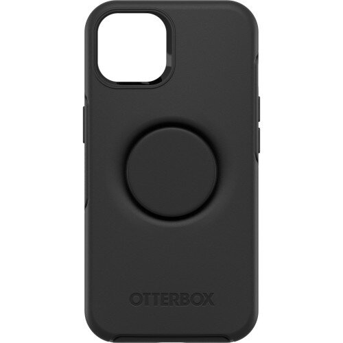 OtterBox Otter + Pop Symmetry Series Antimicrobial Case for iPhone 14 Case - Black