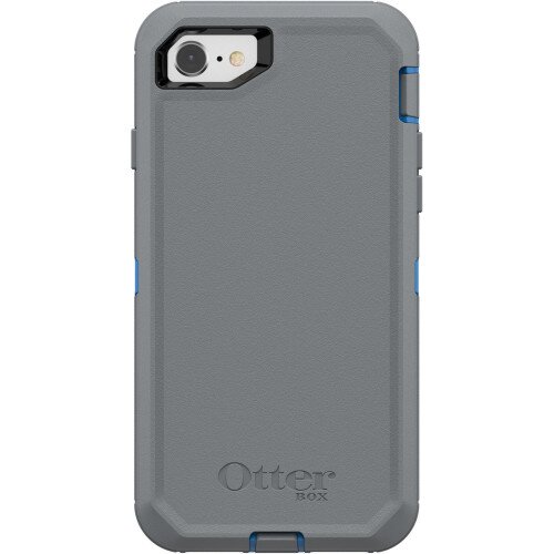 OtterBox iPhone SE (3rd and 2nd gen) and iPhone 8/7 Case Defender Series - Marathoner (Blue / Grey)