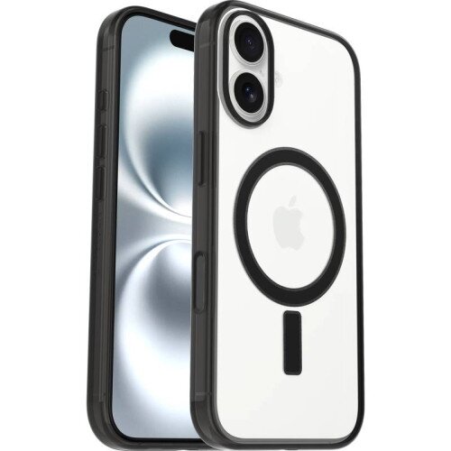 OtterBox Lumen Series with Camera Control Case for iPhone 16 - Grackle (Black)