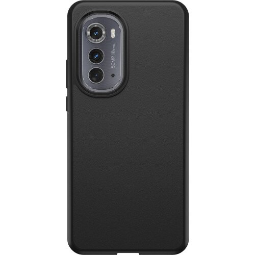OtterBox React Series Case for Motorola Edge (2022) - Black Antimicrobial