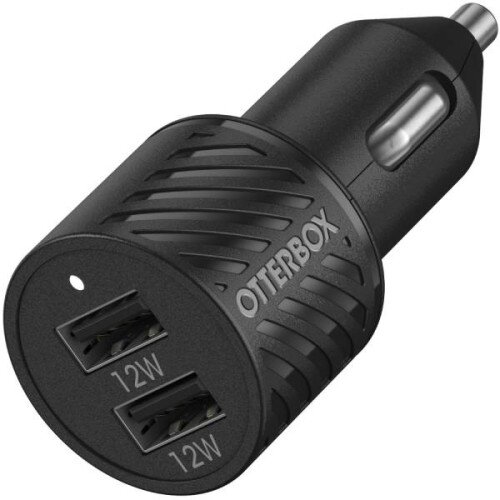 OtterBox USB-A Dual Port 24W Premium Car Charger