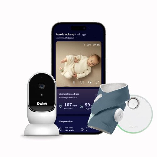 Owlet Dream Smart Baby Monitoring System - Duo - Bedtime Blue