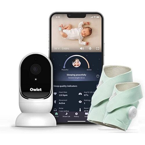 Buy Owlet Dream Smart Baby Monitoring System Duo Plus Mint online