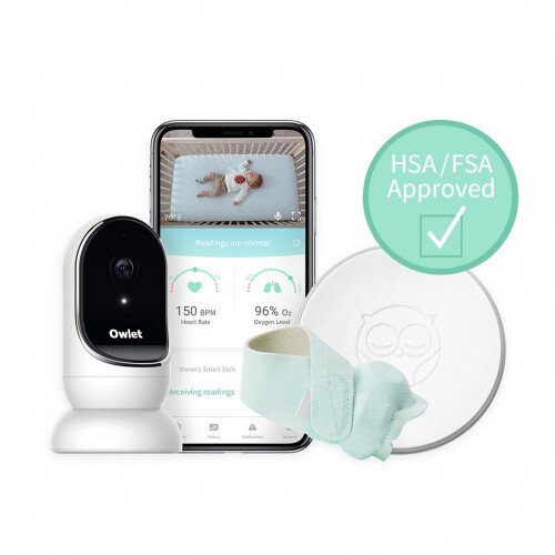 Owlet Smart Sock + Cam Baby Monitor - Mint