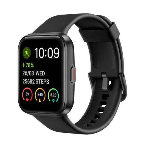 Padmate C21 Bluetooth Smart Fitness Watch - Black