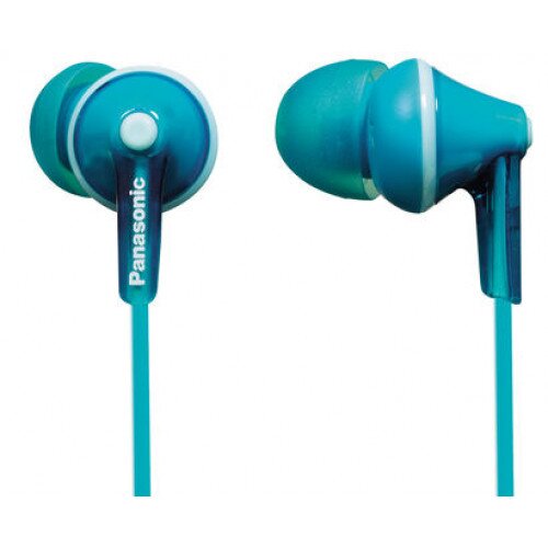 Panasonic ErgoFit RP-HJE125 In-Ear Earbud Headphones - Aquatic Blue
