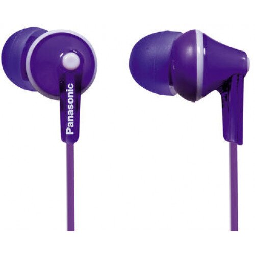 Panasonic ErgoFit RP-HJE125 In-Ear Earbud Headphones - Violet